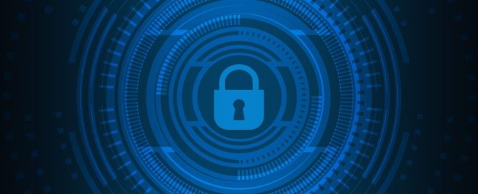 Free cyber security technology network illustration